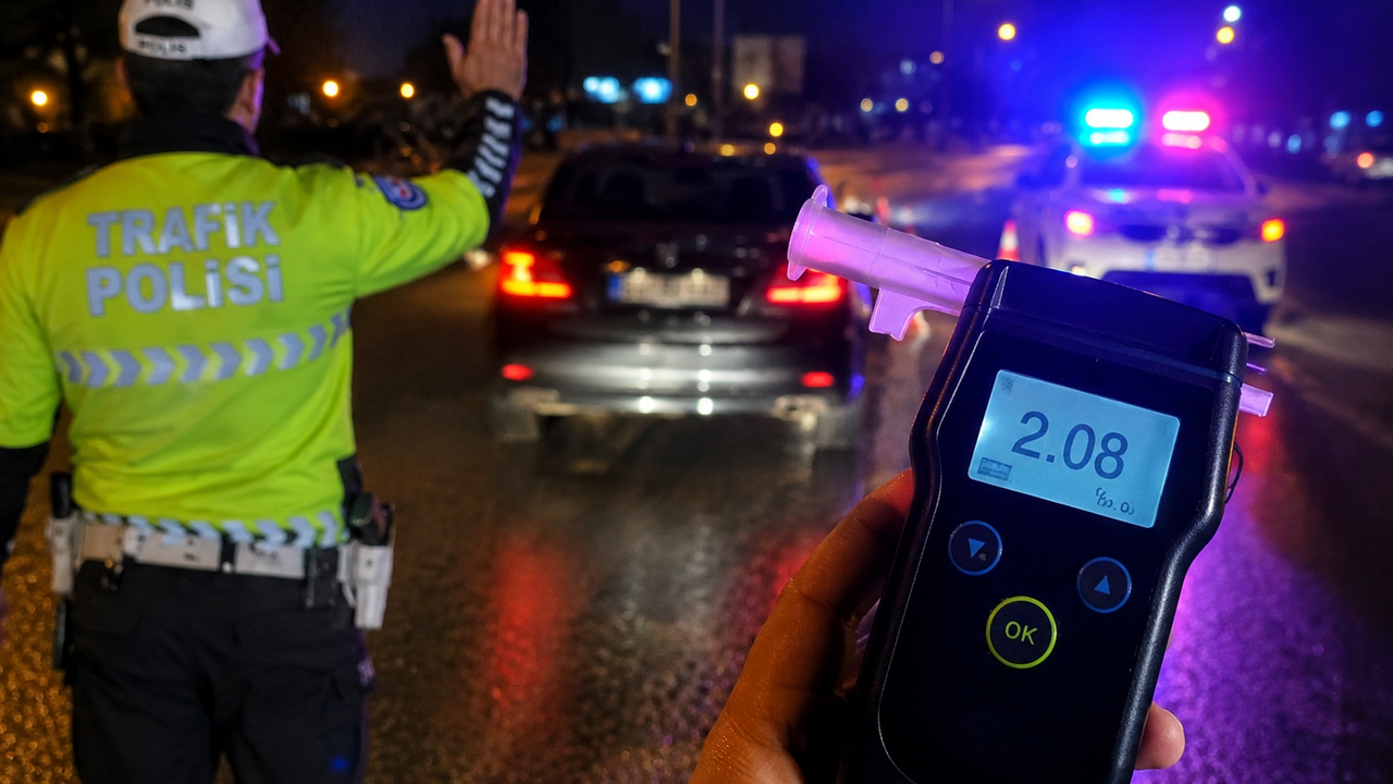 Eskişehir’de Polisten Kaçan Alkollü Sürücüye Rekor Ceza Kesildi