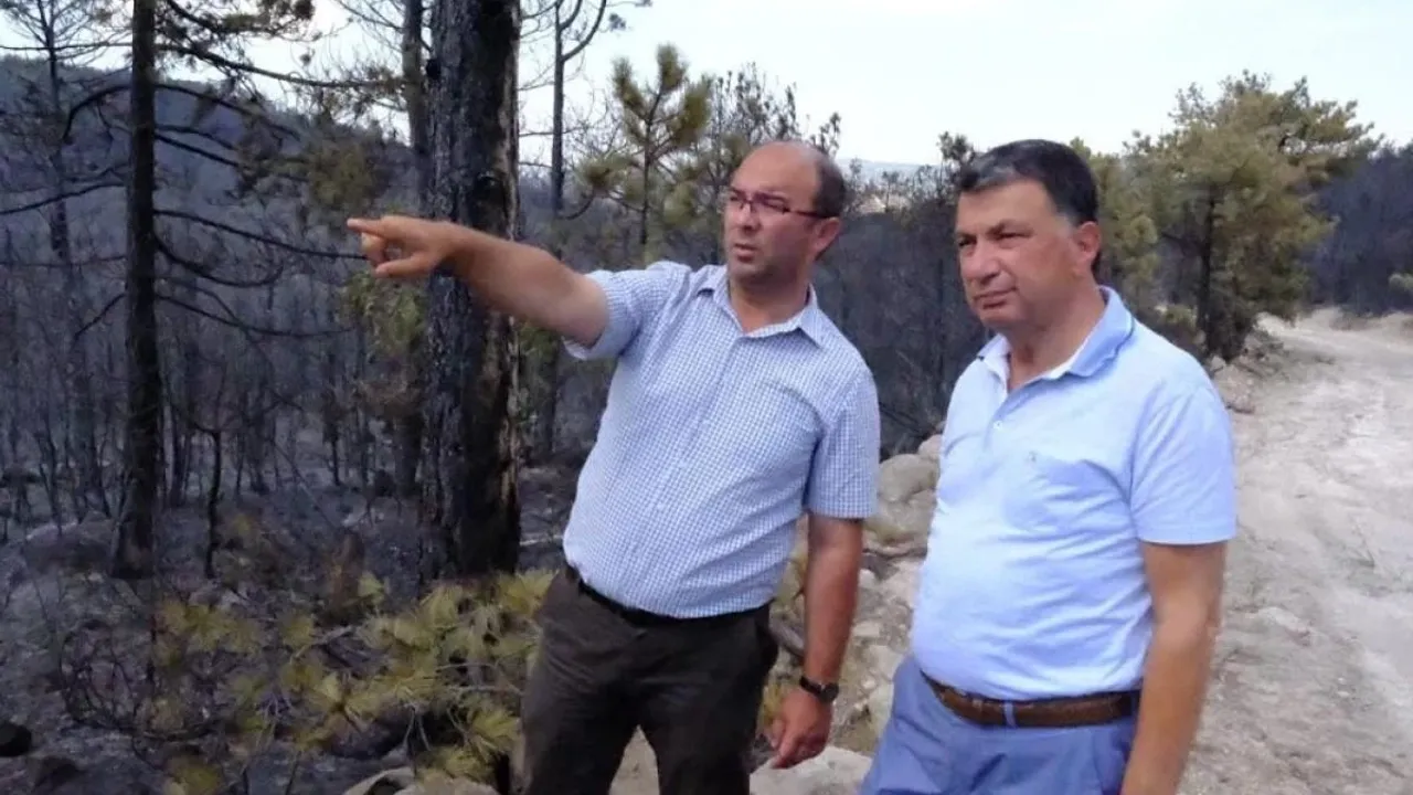 Eskişehir Büyükşehir Belediyesi'nden Yangın Alanına Ziyaret