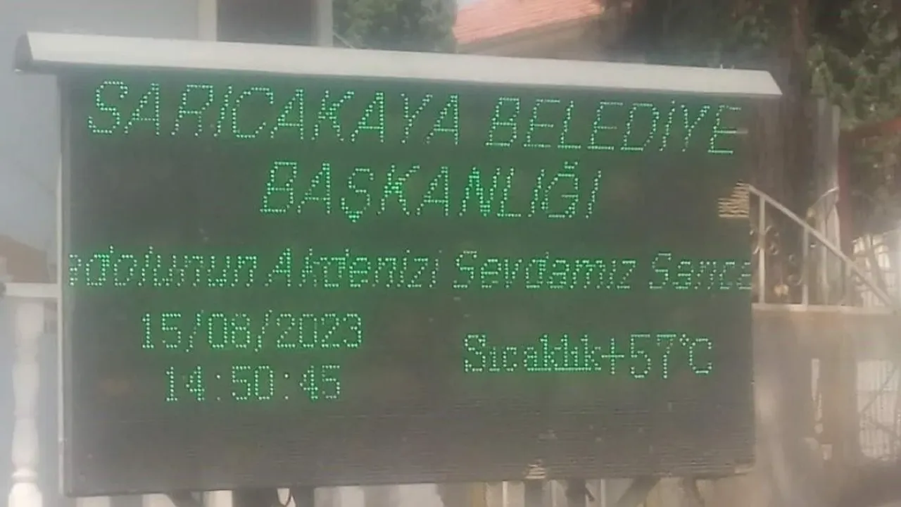 Eskişehir'de Bir İlçede Sıcaklık 57 Dereceyi Buldu!