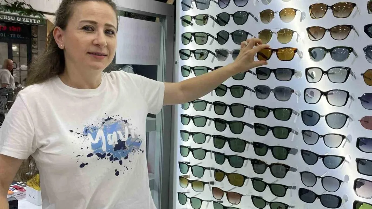 Yazın gelmesiyle birlikte güneş gözlüğü satışları arttı