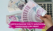Emekli ikramiyesinde '4 bin TL' seslerine karşı masaya konan o dev rakam!