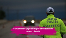 Sürücülerin çoğu bilmiyor ama zorunlu cezası 1.246 TL