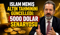 İslam Memiş altın tahminini güncelledi: 5000 dolar senaryosu
