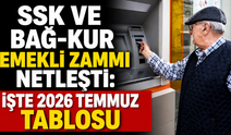 SSK ve Bağ-Kur emekli zammı netleşti: İşte 2026 Temmuz tablosu