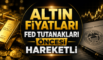 Altın fiyatları FED tutanakları öncesi hareketli