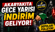 Akaryakıta gece yarısı indirim geliyor
