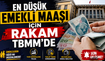 En düşük emekli maaşı için rakam TBMM'de