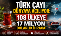 Türk çayı dünyaya açılıyor