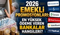 En yüksek emekli promosyonu veren bankalar belli oldu