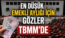En düşük emekli aylığı için gözler TBMM'de