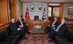 ÖSYM Başkanı Ersoy’dan Rektör Adıgüzel’e ziyaret