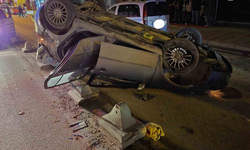 Eskişehir’de Takla Atan Otomobilde Sürücü Yaralı
