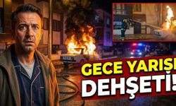 Eskişehir'de Park Halindeki Araç Alev Alev Yandı