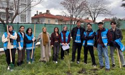 Gençler Sivrihisar Yurdu’nda Fidan Dikti