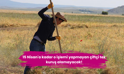 15 Nisan'a kadar o işlemi yapmayan çiftçi tek kuruş alamayacak!