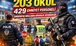 Eskişehir’de Okullarda Güvenlik Seferberliği: 203 Okul, 429 Emniyet Personeli