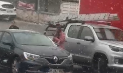 Eskişehir'de Bahar Mevsiminde Kar Sürprizi