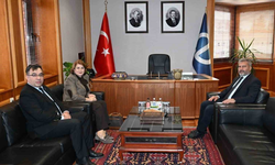 Nesibova’dan Rektör Adıgüzel’e Ziyaret