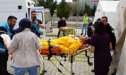 Afyon’da Yangın Tatbikatında Canlı Kişi Tabuta Konuldu