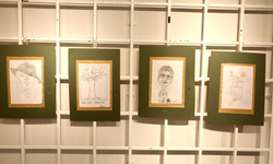 Odunpazarı'nda Genç Karikatüristlerin Eserleri Sergilendi