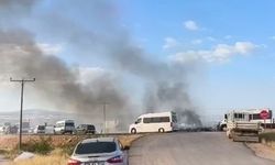 Eskişehir'de Yakılan Otlar Yangın Paniği Yarattı