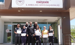 Başarılı Ambulans Ekiplerine Teşekkür Belgesi