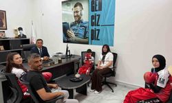 Başarılı Sporculardan Beylikova İlçe Müdürü’ne Ziyaret
