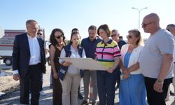 Başkan Ünlüce Yol Çalışmalarını Sahada Takip Etti