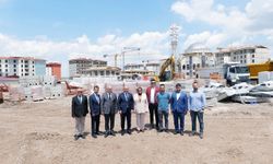 Eskişehir AK Parti heyeti TOKİ şantiyesini ziyaret etti