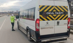 Eskişehir'de Okul Çevreleri Ve Servisler Denetlendi