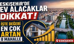 Eskişehir'de Ev Alacaklar Dikkat! İşte Değeri En Çok Artan 8 Mahalle