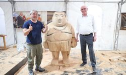 Odunpazarı'nda Ahşap Heykel Festivali Sürüyor