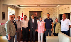 AK Parti Sivrihisar'dan Kaymakam Temel'e Ziyaret