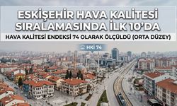 Eskişehir Kirli Hava Sıralamasında İlk 10'a Girdi