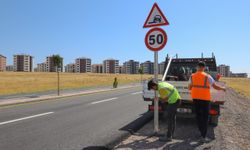 Eskişehir'de Yol Çizgileri Yenileniyor