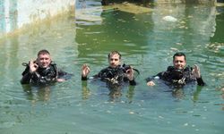 Eskişehir'in 'Balık Adamları' Sakaryabaşı'nda göreve hazırlandı