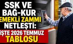 SSK ve Bağ-Kur emekli zammı netleşti: İşte 2026 Temmuz tablosu