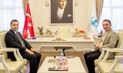 Kaymakam Yunus Emre Temel'den Başkan Dökmeci'ye Ziyaret