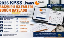 2026 KPSS Lisans Başvuru İşlemleri Bugün Başladı
