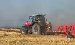 Mihalıççık’ta Anız Yangını Paniği