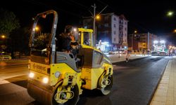 Eskişehir’de Gece Mesaisiyle Ertaş Bulvarı Yenilendi