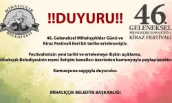 Eskişehir'de Kiraz Festivali İleri Tarihe Ertelendi