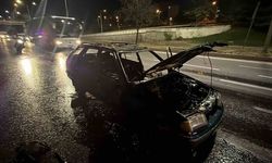 Eskişehir'de Seyir Halindeki Otomobil Alevlere Teslim Oldu