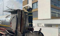 Eskişehir’de Zift Tankerinde Yangın Paniği! Alevler Kısa Sürede Söndürüldü