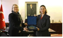 Başkan Ünlüce, Finlandiya Büyükelçisi Hamalainen’i Ağırladı