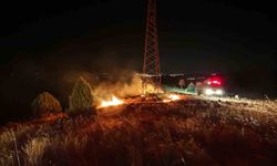 Bilecik’te Yüksek Gerilim Hattı Altında Çıkan Yangın Korkuttu
