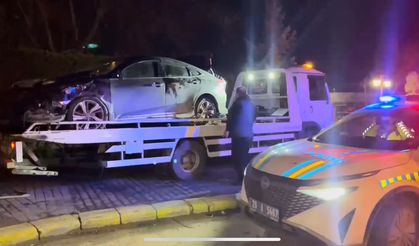 Eskişehir’de Kontrolden Çıkan Araç Korku Dolu Anlar Yaşattı