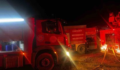 Eskişehir'de Çiftlikte Yangın Çıktı: Saman Balyaları Kül Oldu