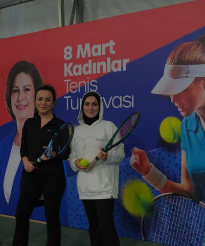 8 Mart’a Özel Tenis Turnuvası Başladı