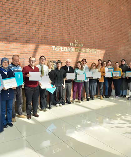 Tepebaşı’nda İklim İçin 27 Gönüllüye Belge